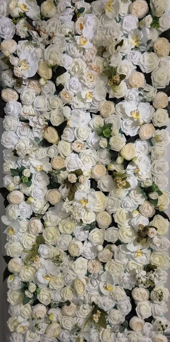 Декоративна стена от цветя 180х180