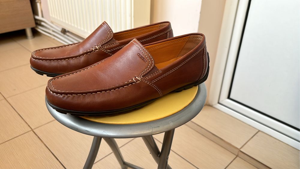 mocasini geox piele naturala