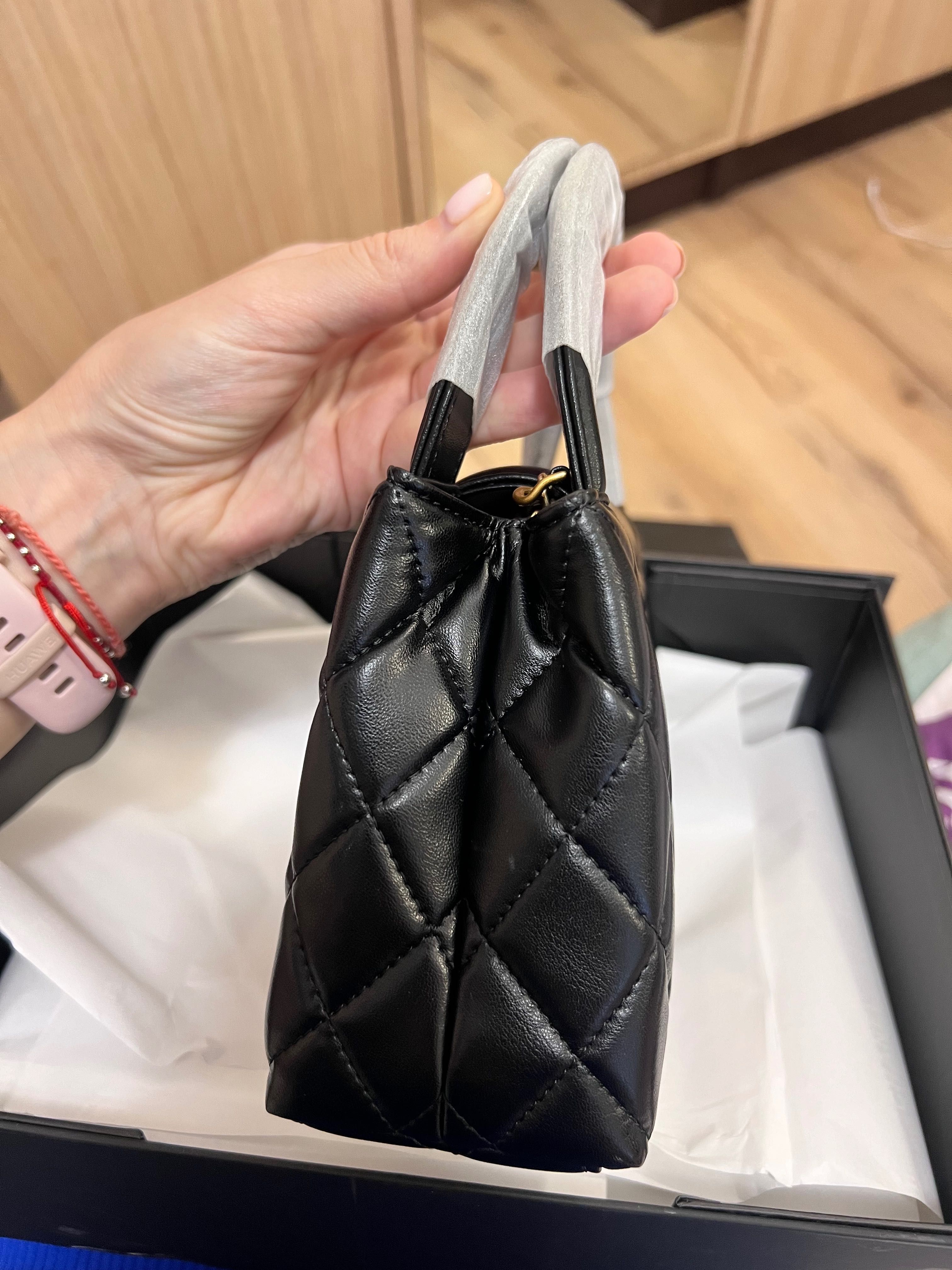 Кожена чанта chanel