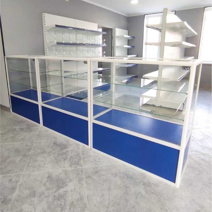 Oynaly vitrina, Акция, прилавки, savdo vitrinalar stellajlar