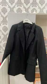 Пиджак длинный цвет чёрный