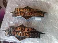 Хромирани масивни самозалечващи емблеми  за резервоар HARLEY-DAVIDSON
