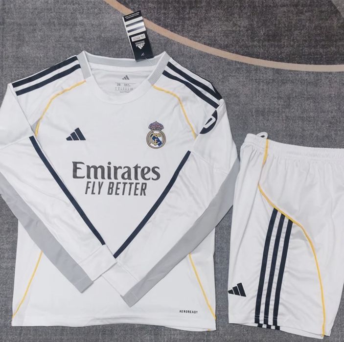 Echipament fotbal copii (bluza + pantaloni) , Real Madrid , 25/26