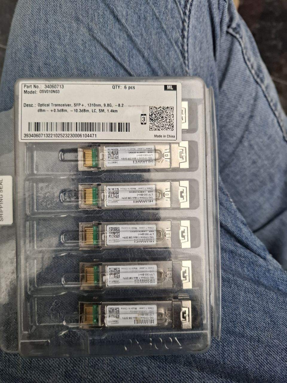 Прадётся HUAWEI 10G-1310NM-1.4KM-SM-SFP + Оргинал