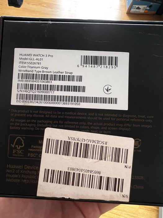Vand smartwatch nou Huawei watch 3 PRO