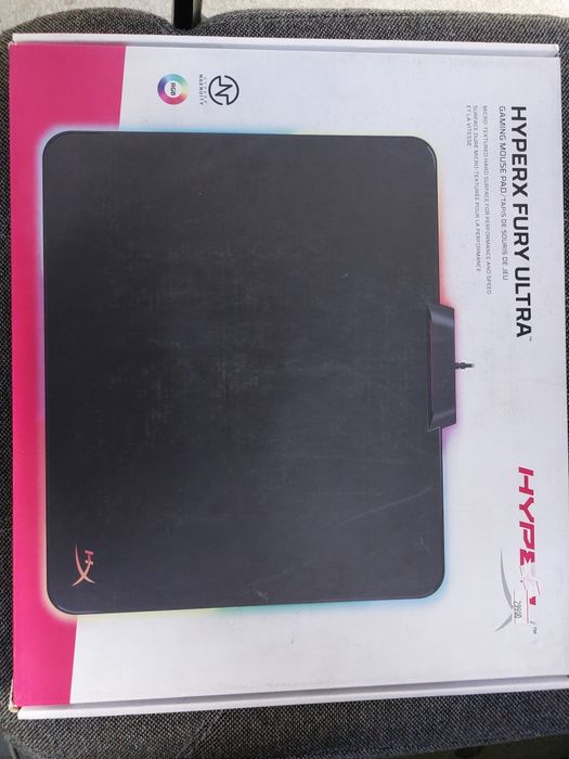 Игровой коврик hyperx ultra hard M rgb