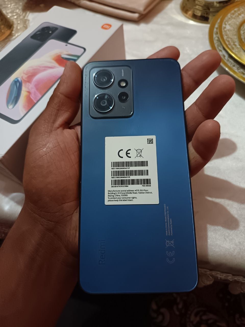 Redmi not 12   256 gb