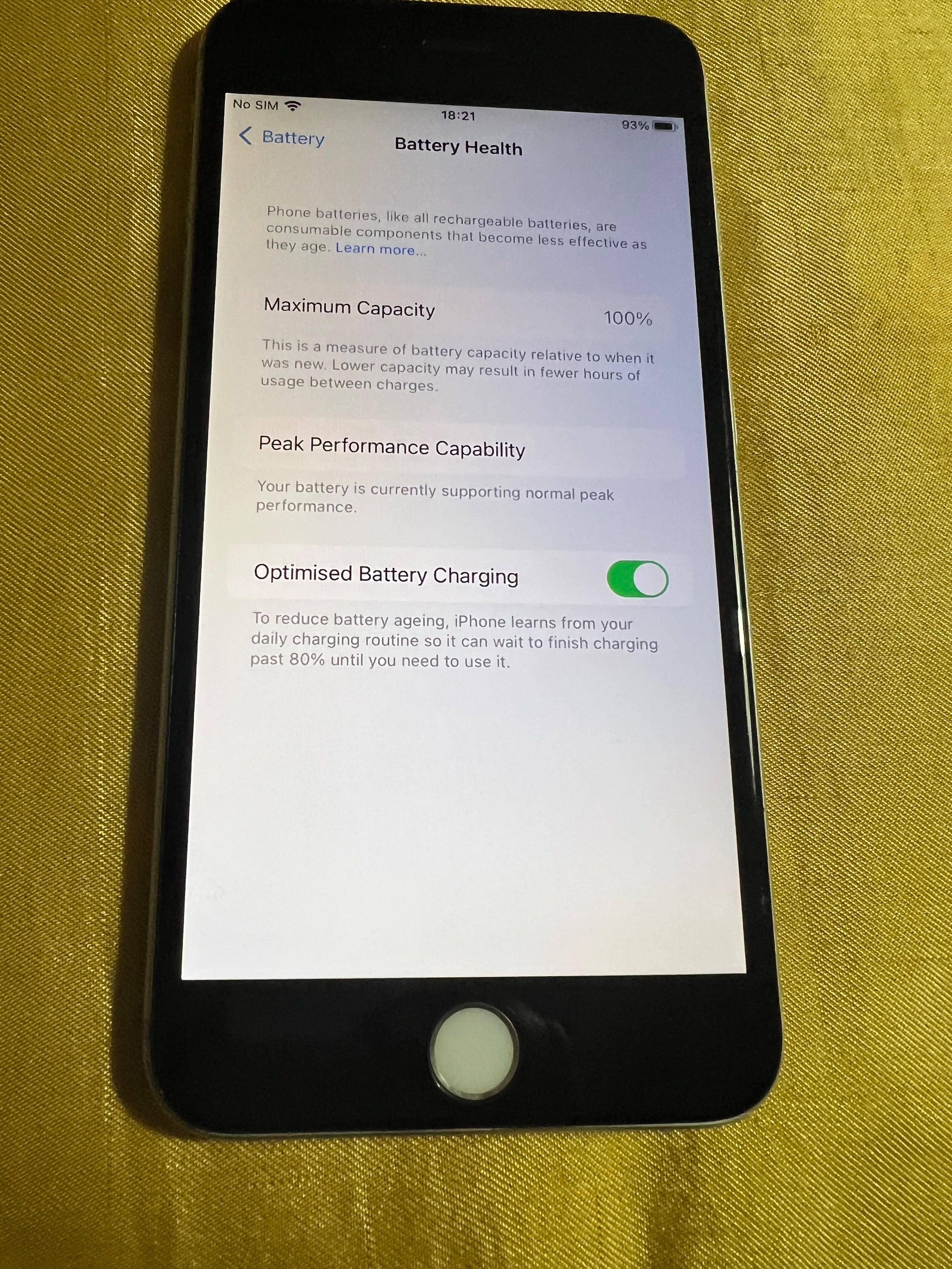 iPhone 6S Plus -128 GB,мод.А1634,Grey,зарядно
