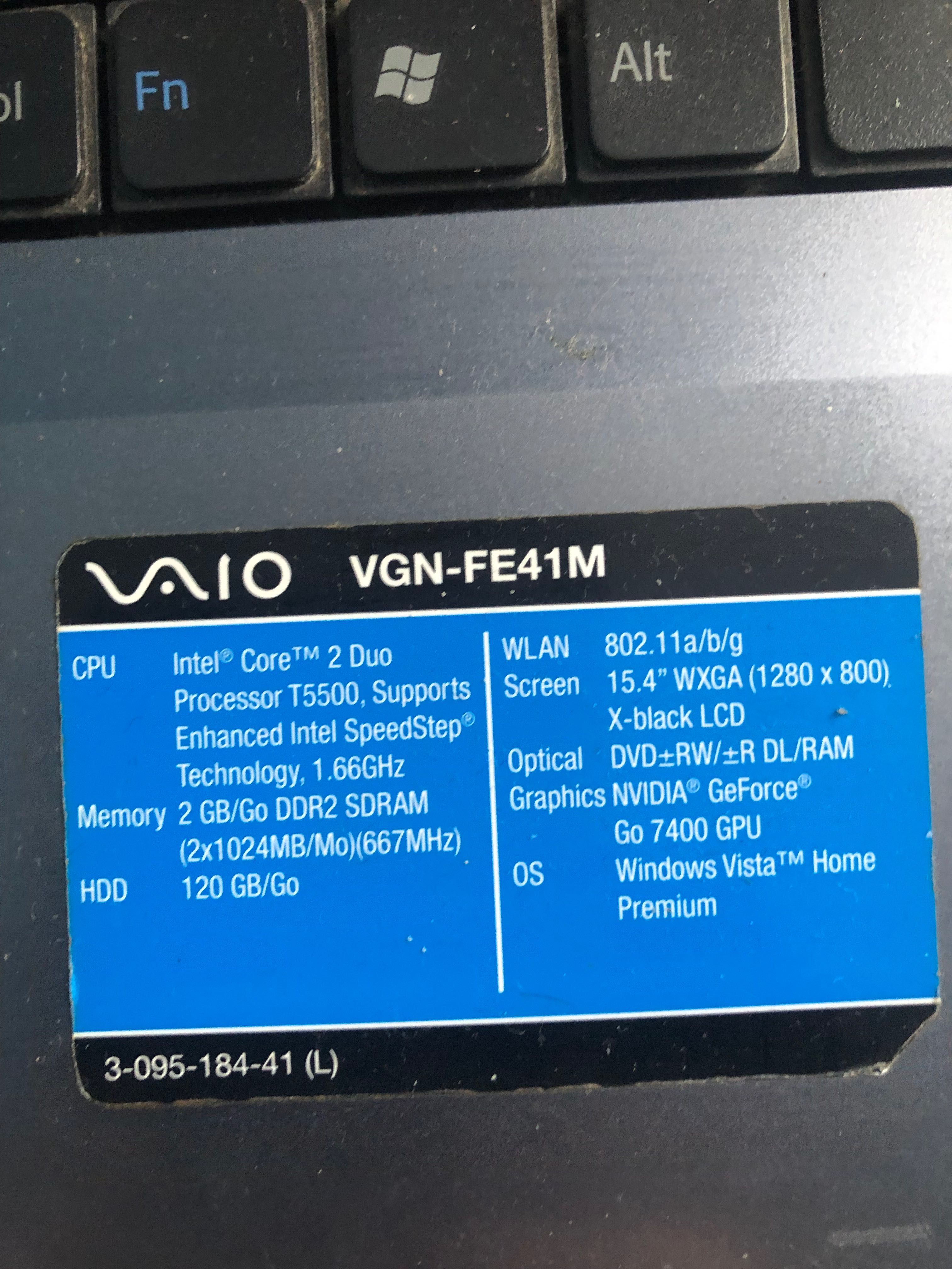 Sony vaio pcg-7v1m