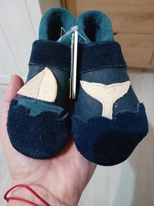 Детски кожени пантофи 22/23