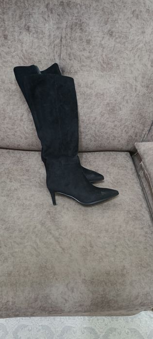 Продам сапоги  замшевые