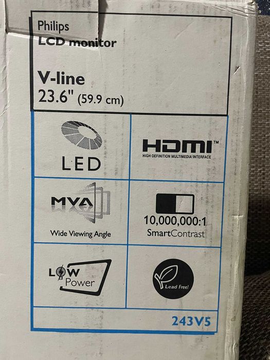 Monitor Philips 23.6” Full HD