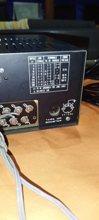 Paso тонколони, усилвател, микрофон