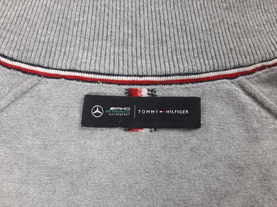 Tommy Hilfiger x AMG Mercedes - Оригинална мъжка жилетка с цип р-р S-M