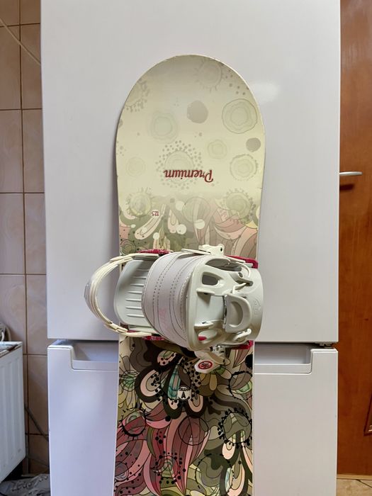 Placa snowboard copii 125 cm cu legaturi