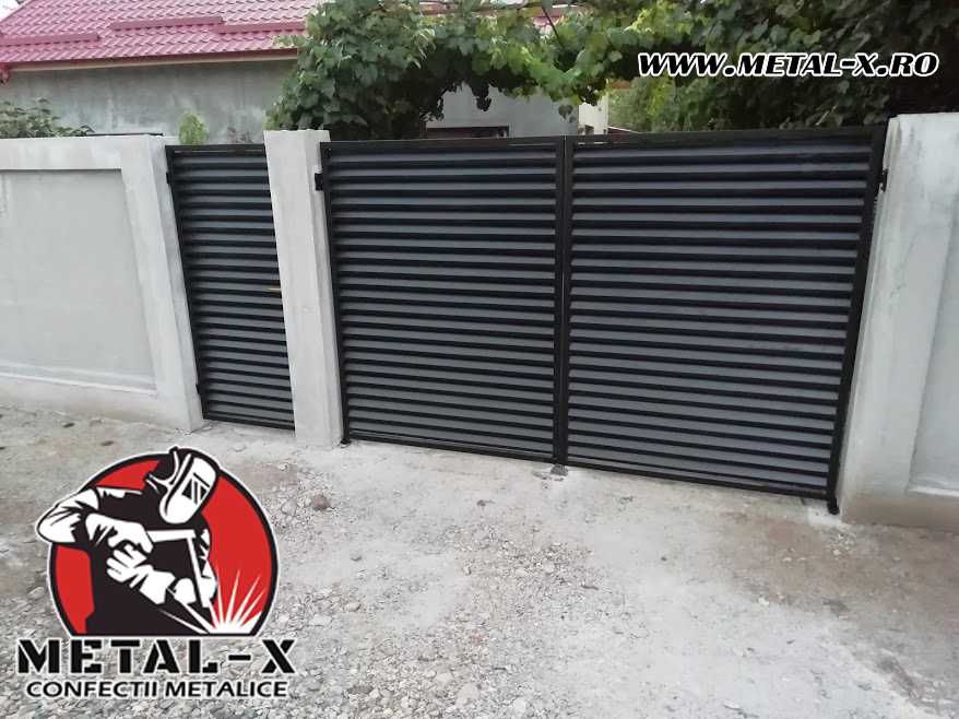 Metal-x fabrica de porti, garduri, balustrade MONTAJ GRATUIT