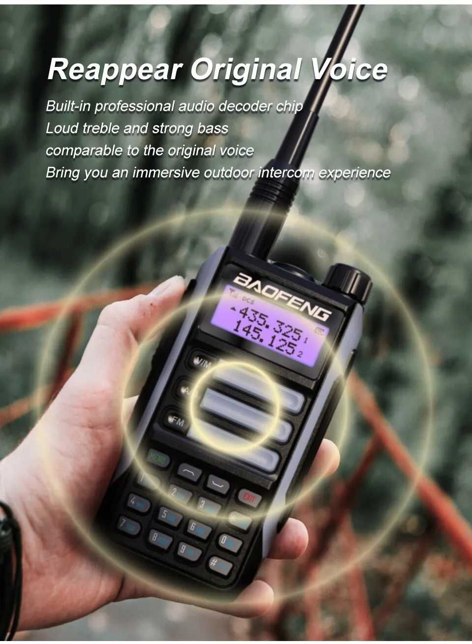Baofeng UV-16Plus Радиостанция VHF 10W（ type c）  Водонепропускливи