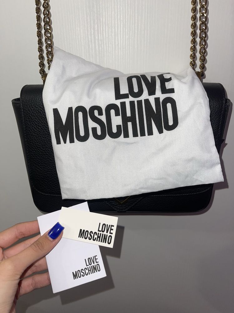 geanta moschino piele 100% naturala