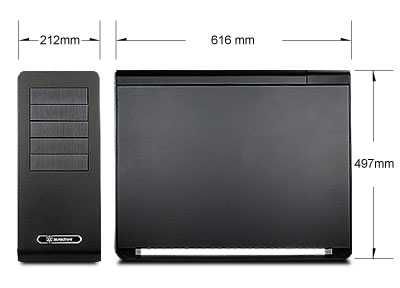 Carcasa SilverStone Fortress SST-FT02B(black) + CADOU