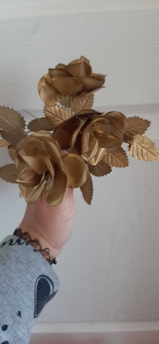 Месингова рамка за снимка ,коне пост.за  ножове,рози комплект