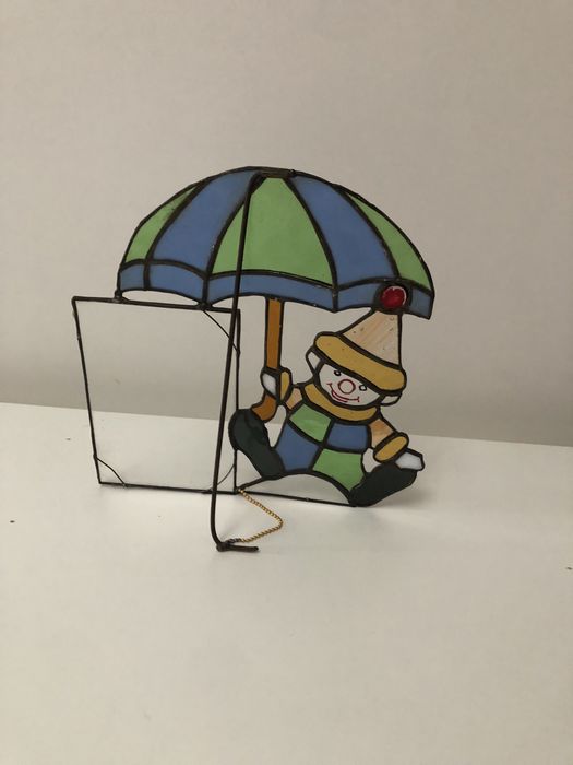 Veioza bronz si rama foto