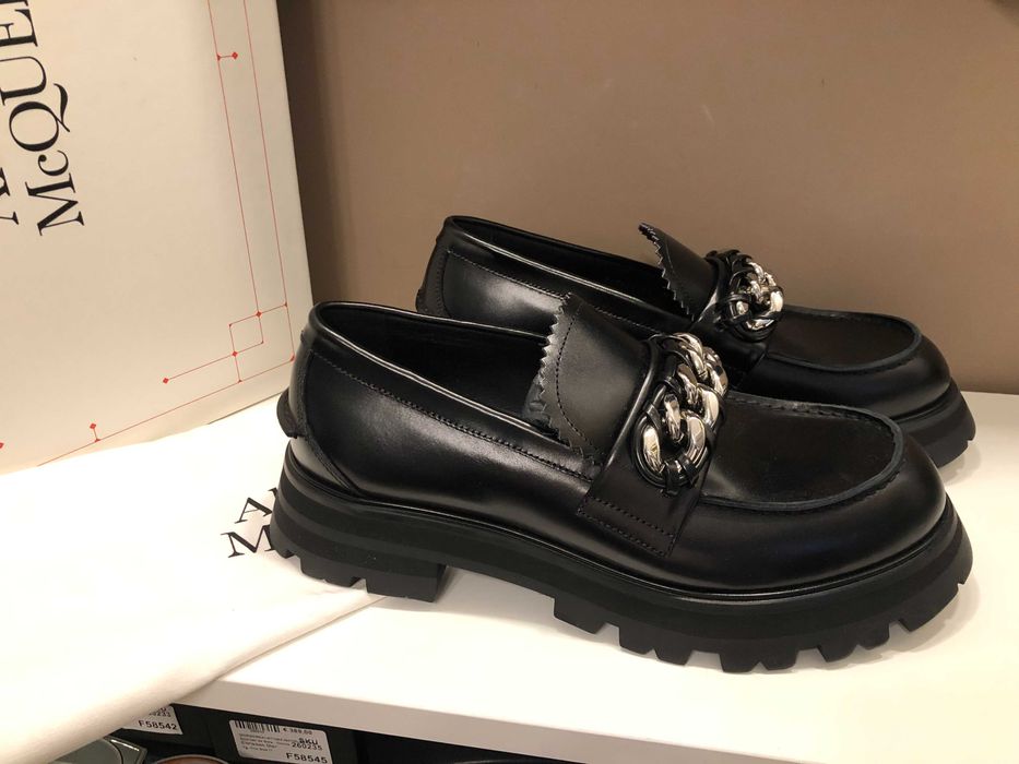Alexander McQueen loafers, pantofi 40, full box, retail 820 euro