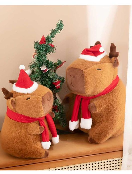 Новогодняя мягкая игрушка Капибара