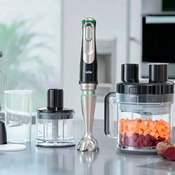 Погружной блендер Braun MQ9195XLI(+ кубикорезка)