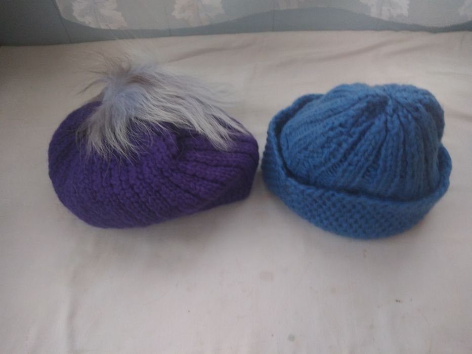 Новый мохеровый берет и шапка