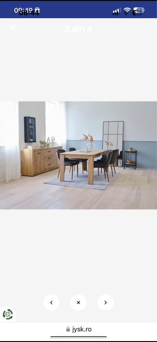 Masa de bucatarie cu 4 scaune