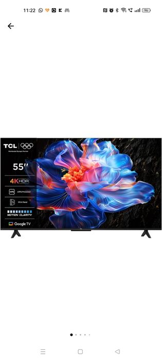 Vând Televizor 139 cm TCL 55P6K NOU