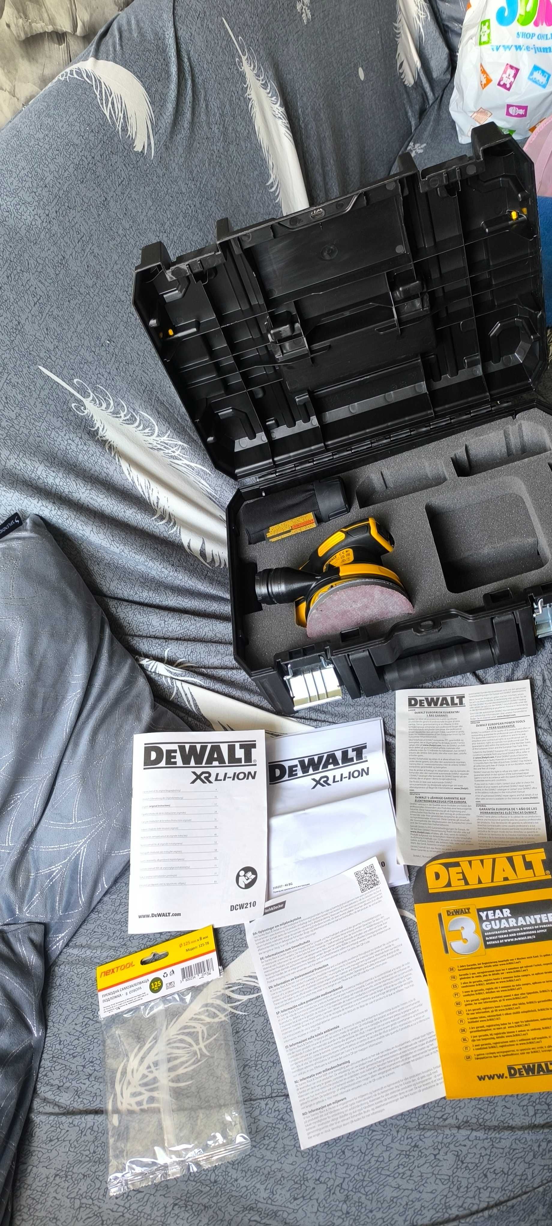 Эксцентричен шлайф DeWALT DCW210