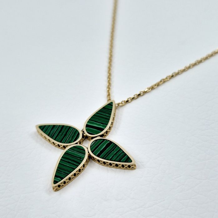 Lant cu pandantiv din aur de 14k, 4.49g | GlobalCash.ro #CF113540