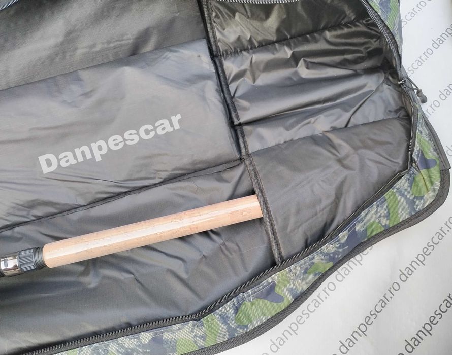 Geanta HUSA WB rigida pentru 3 lansete cu mulinete lungime 140cm