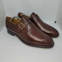 Crockett & Jones "Grosvenor" Monkstrap Brown, UK 10 F / EU 44