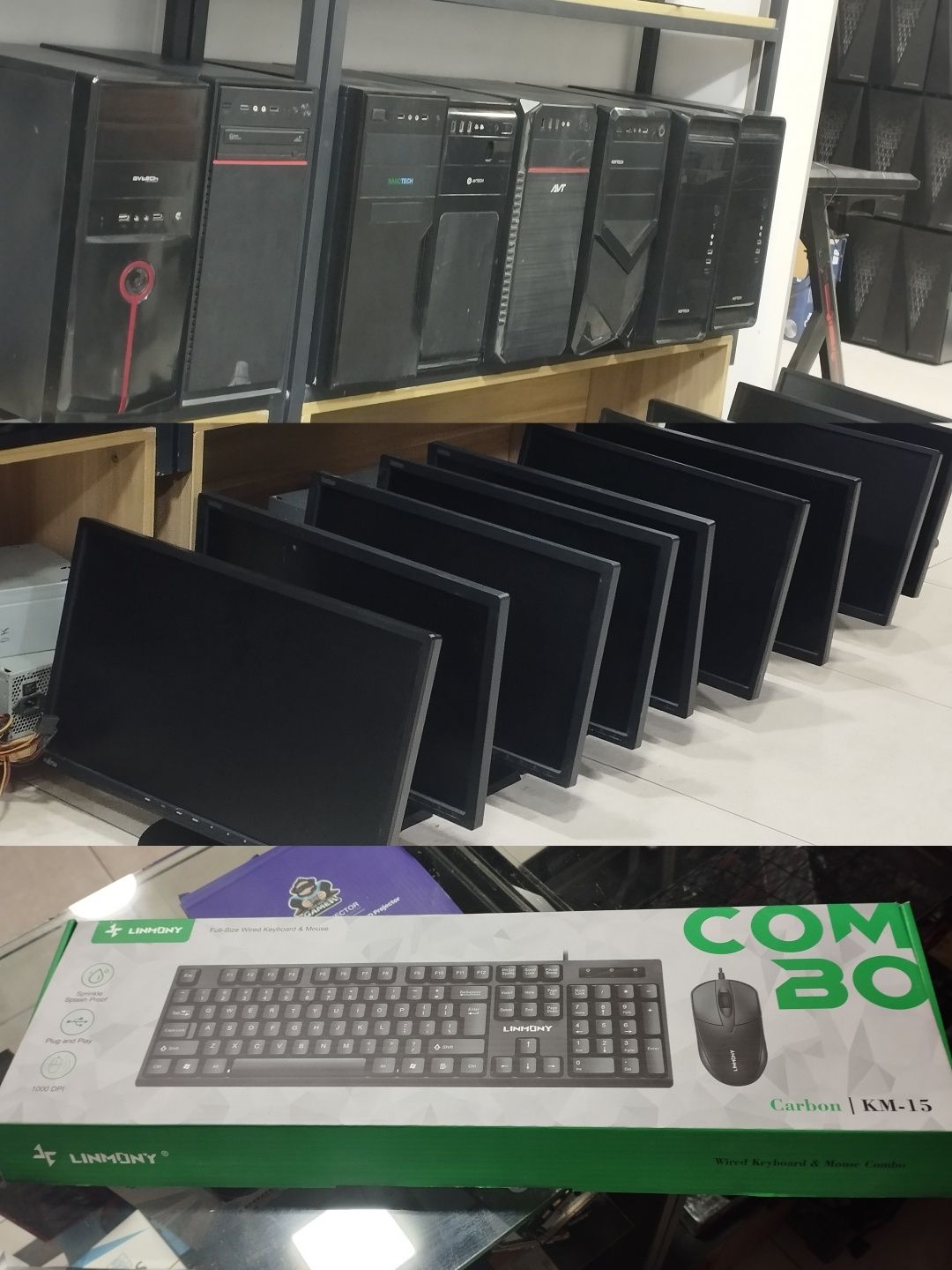 Office, IT va oddiy oyinlar uchun optom narxda komplekt kompyuter