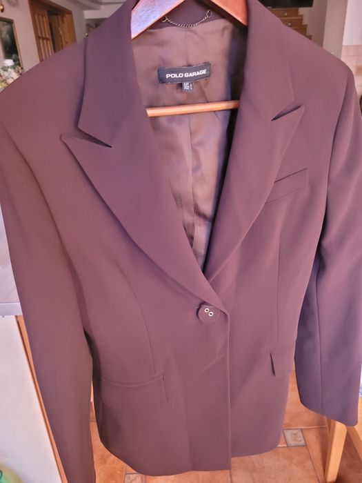 Sacou maro, calitativ, marimea M-L, f.fin