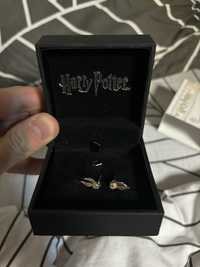 Cercei Harry Potter de argint placati cu aur
