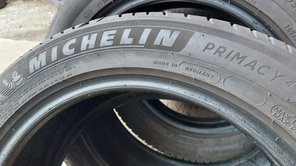 Летни гуми 205/55/17 Michelin Primacy 4  4 броя