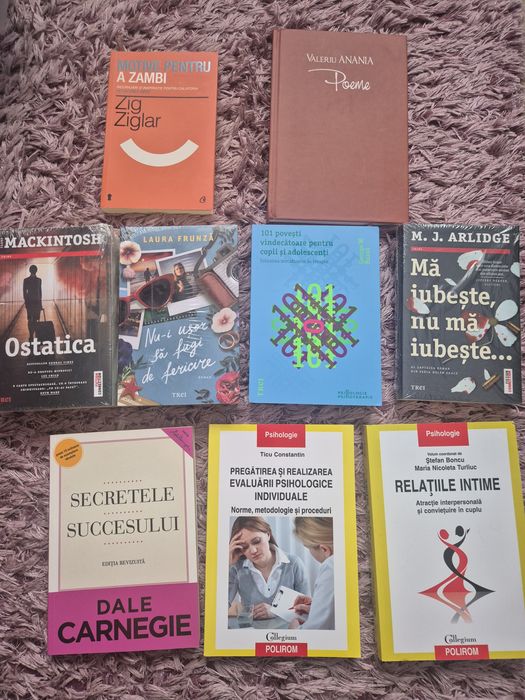 Carti de citit . Noi. Psihologie.  Romane