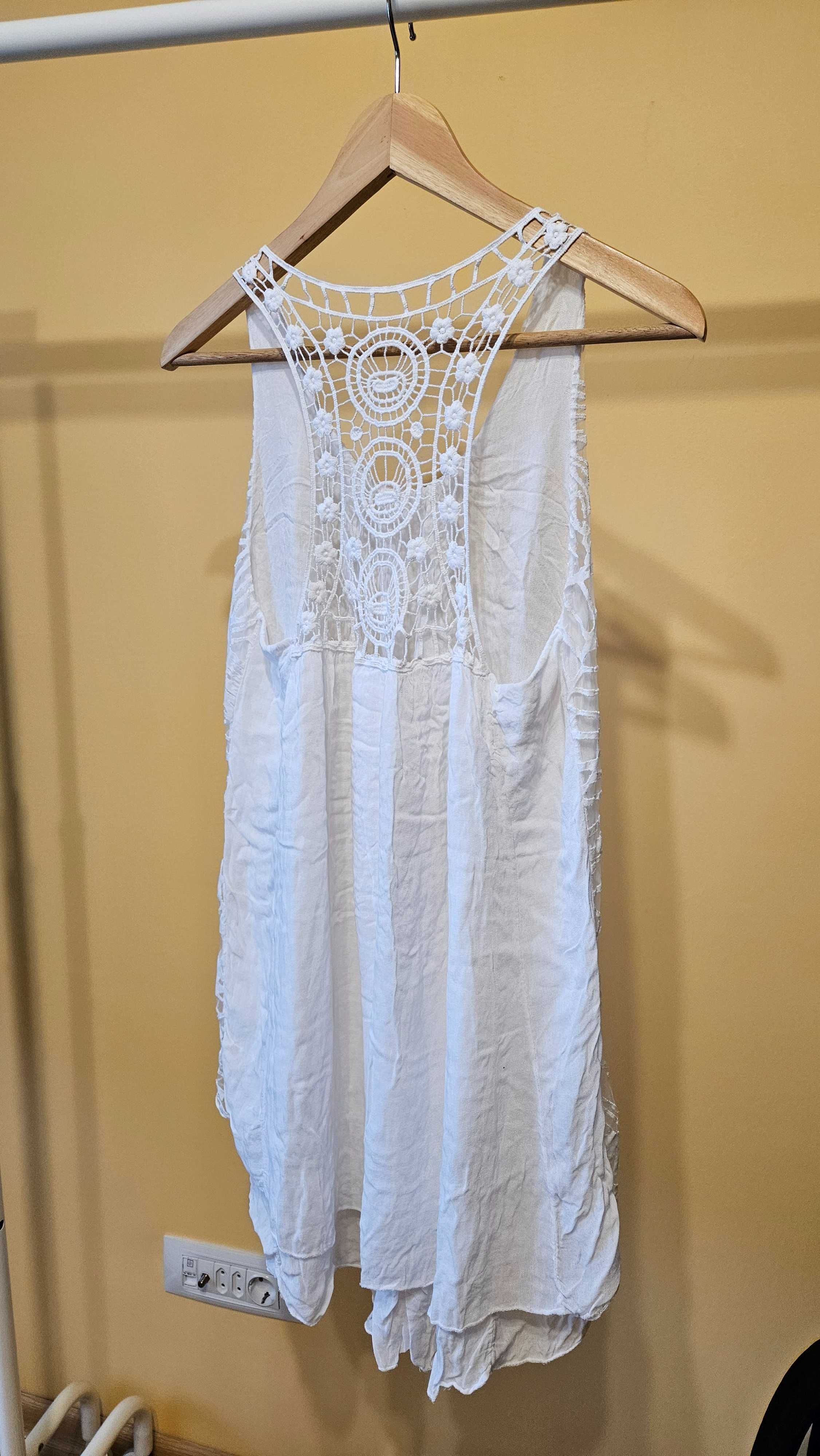 Rochie alba plaja