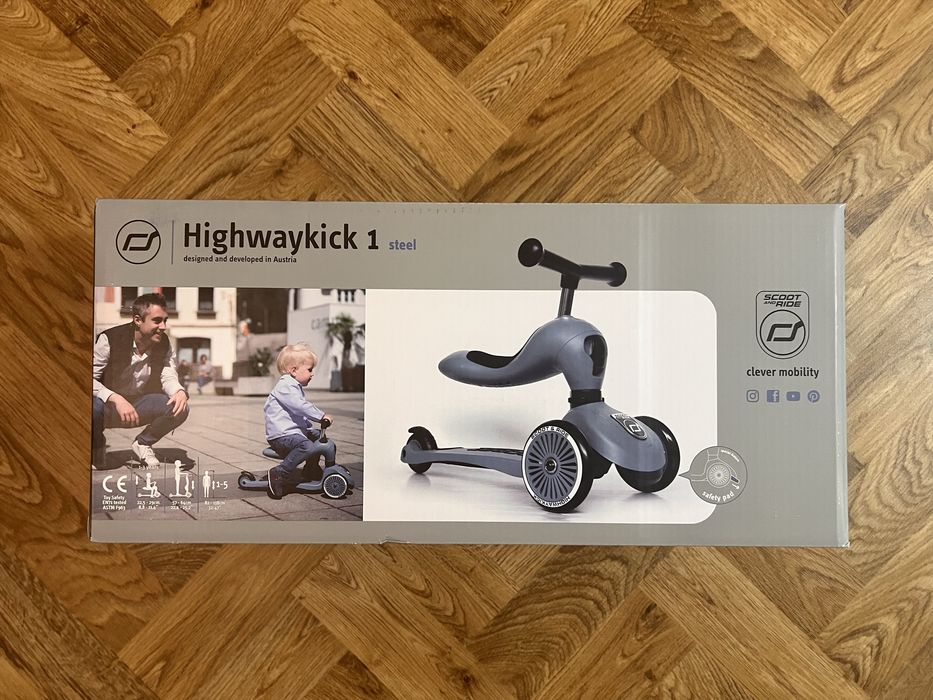 Trotineta / bicicleta copii 2 in 1 Scoot & Ride, noua