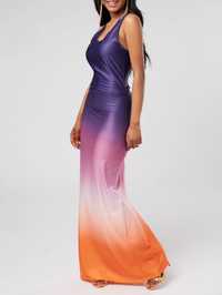 Superbe rochii lungi tip sirena, respectiv cu elastic, marimea xl