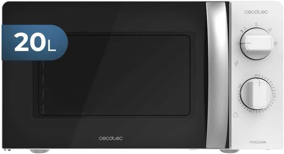 Микровълнова фурна Cecotec ProClean 2010, Обем 20 л, Мощност 700 W