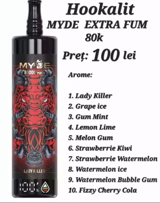 vape MYDE 80k de fumuri