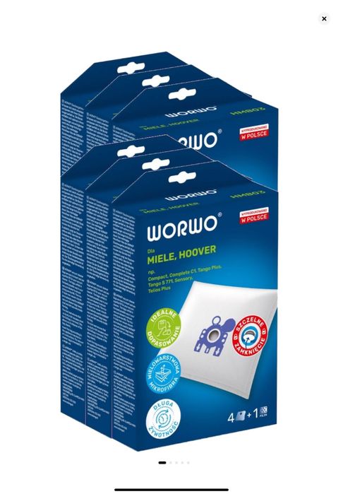 Black Friday: Set 4 Saci aspirator +1 filtru - Miele, Hoover - cod HMB