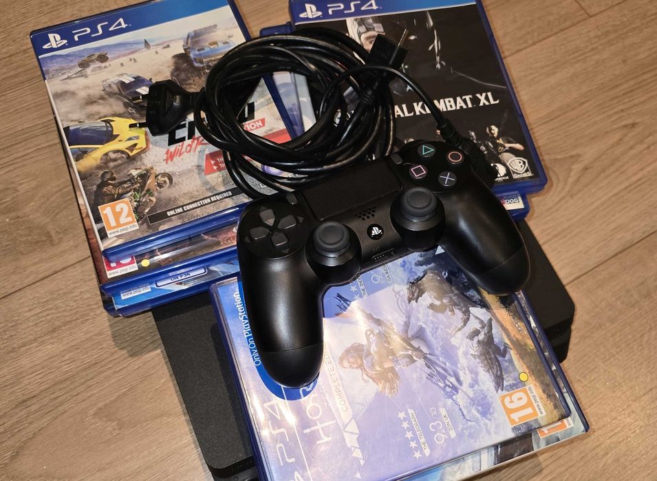 Set Playstation 4 Slim + Controller + 12 Jocuri | Cadou perfect
