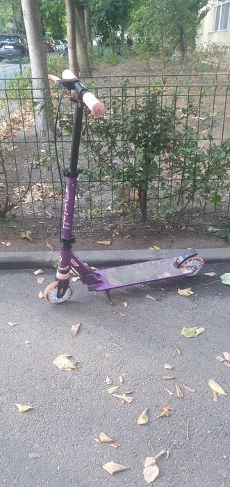 Trotinetă cu Suspensii şi Frâne pe Ghidon Mid 5 Violet Copii OXELO
299