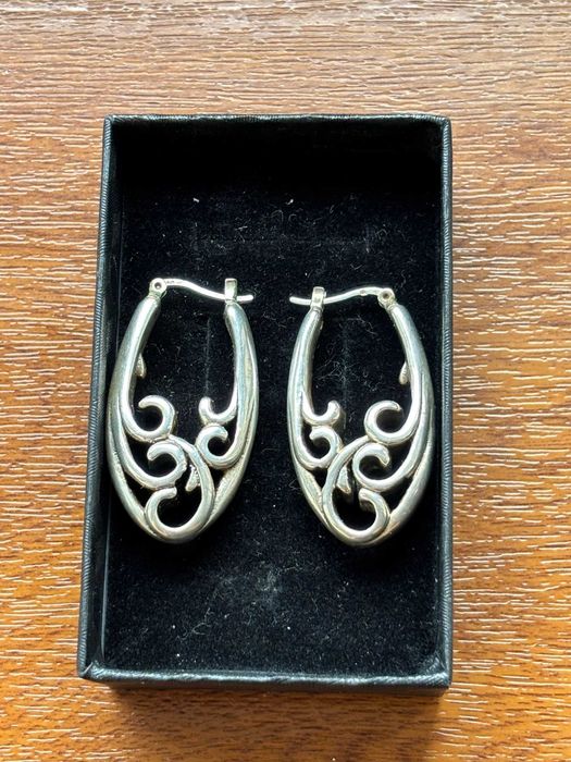 Superbi cercei indieni/argint 925/design vintage/stare excelentă/9g.