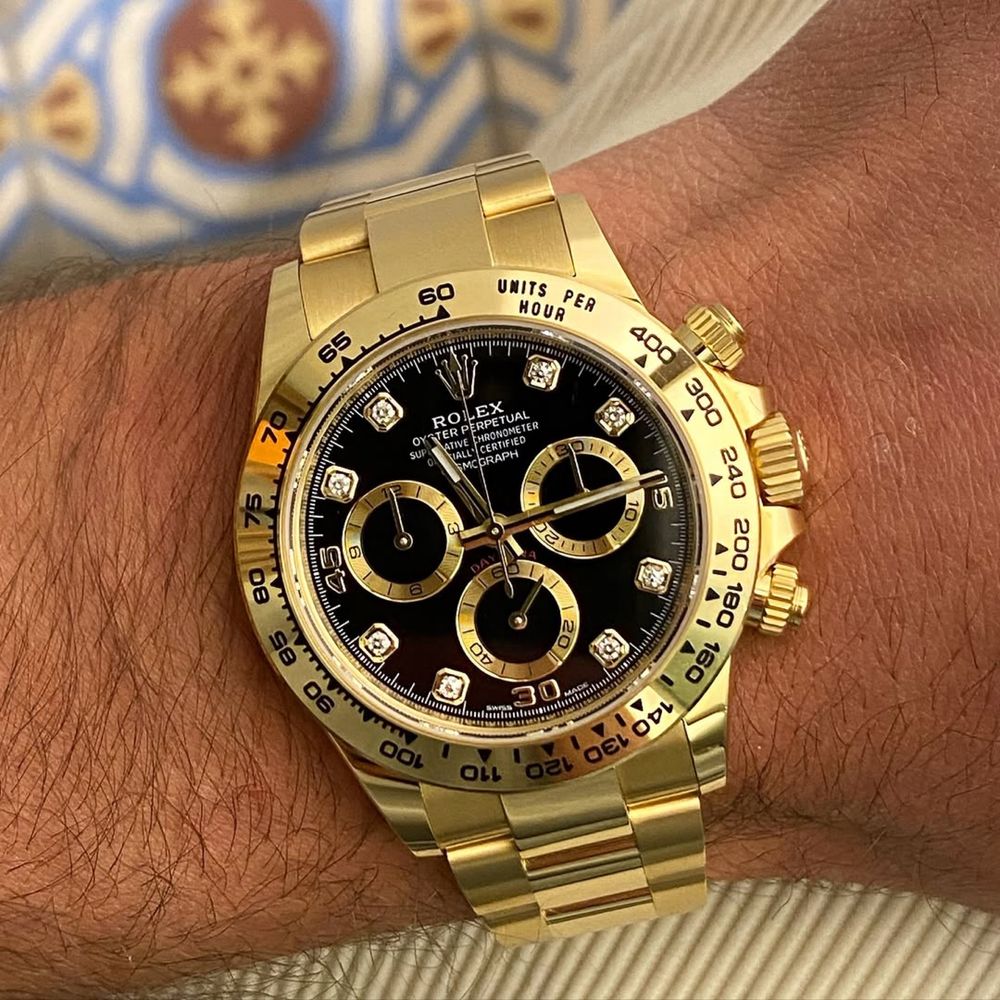 rolex daytona cosmograph black dial 40,mm